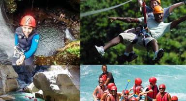 Thumbnail about 3in1 Canyoning Rafting Zipline