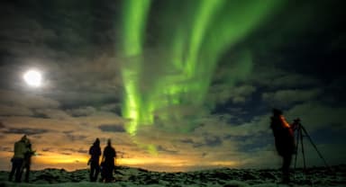 Thumbnail about Northern lights can be in different shapes and colors. come see for yourselves