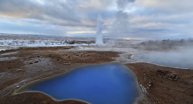 Thumbnail about Strokkur crater in the Golden Circle day tour