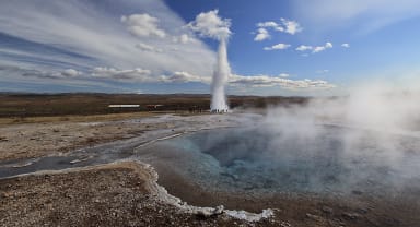 Thumbnail about Strokkur crater in the Golden Circle day tour