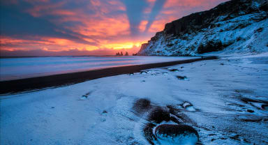 Thumbnail about Black sand beach south coast day tour