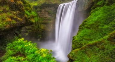 Thumbnail about South Coast day tour, Skogafoss waterfall