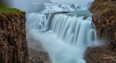 Thumbnail about Golden waterfall Gullfoss