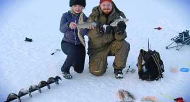 Thumbnail about Ice fishing in Iceland