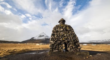 Thumbnail about A monument of the protector of Snæfellsnes peninsula at Arnarstapi