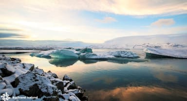 Thumbnail about Icebergs in the Glacier lagoon