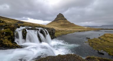 Thumbnail about Mt. Kirkjufell, one of Iceland's most photographed spots