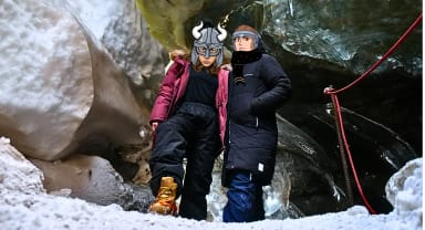 Thumbnail about Vikings and Tourists Visit Langjökull Ice Cave