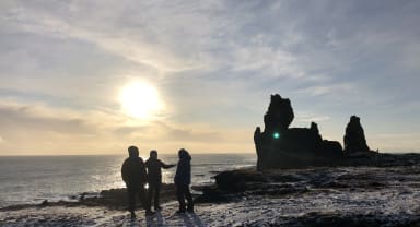 Thumbnail about Taking in natures beauty at Lóndrangar Snæfellsnes Peninsula