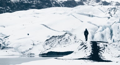 Thumbnail about Feeling alone in the world while exploring Sólheimajökull glacial wonders