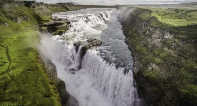 Thumbnail about Gullfoss in summer