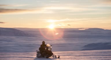 Thumbnail about Snowmobiling on Langjökull