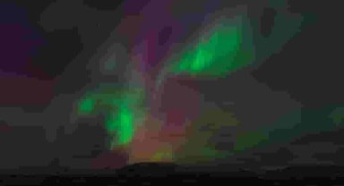 Thumbnail about Norðurljós Northern Lights over Iceland