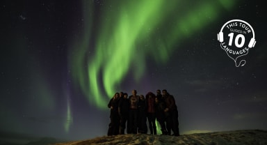 Thumbnail about Our Northern Lights & Stargazing tour is guided in 10 languages