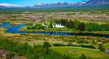 Thumbnail about Þingvellir in Iceland in Summer Time