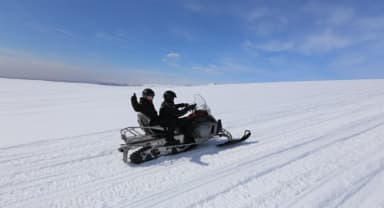 Thumbnail about Snowmobiling at Langjökull glacier