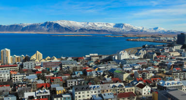 Thumbnail about Mt. Esja and Reykjavík city