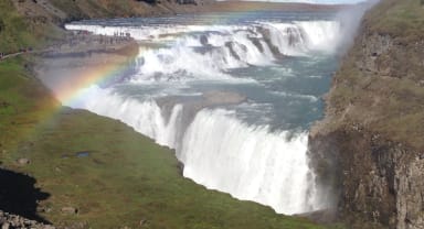 Thumbnail about Gullfoss waterfall