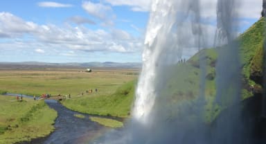 Thumbnail about Behind Seljalandsfoss