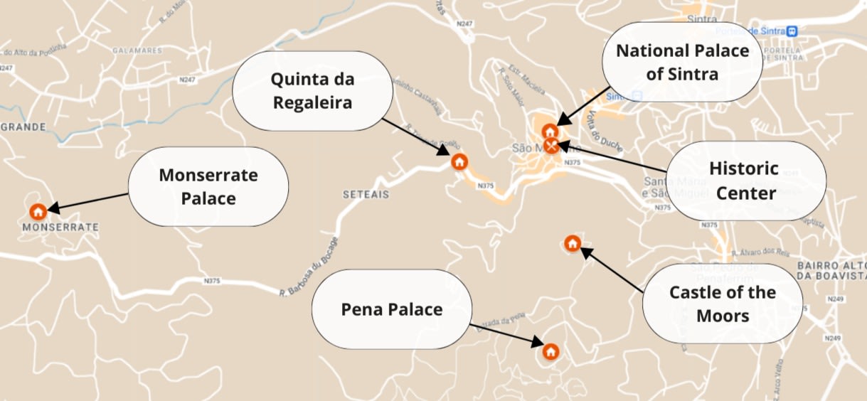 Map of Sintra