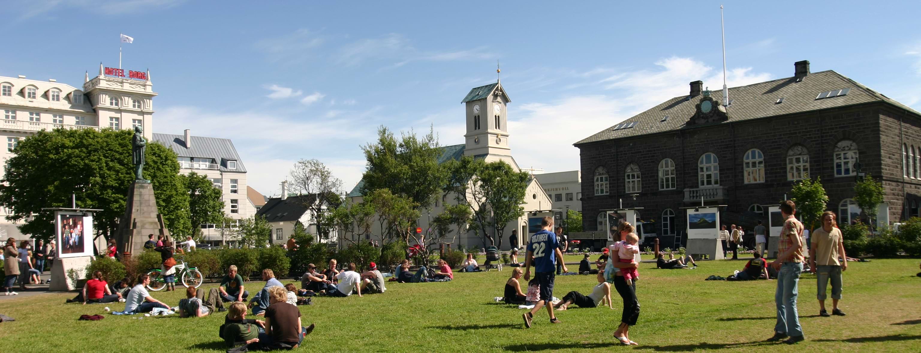city center in Reykjavik