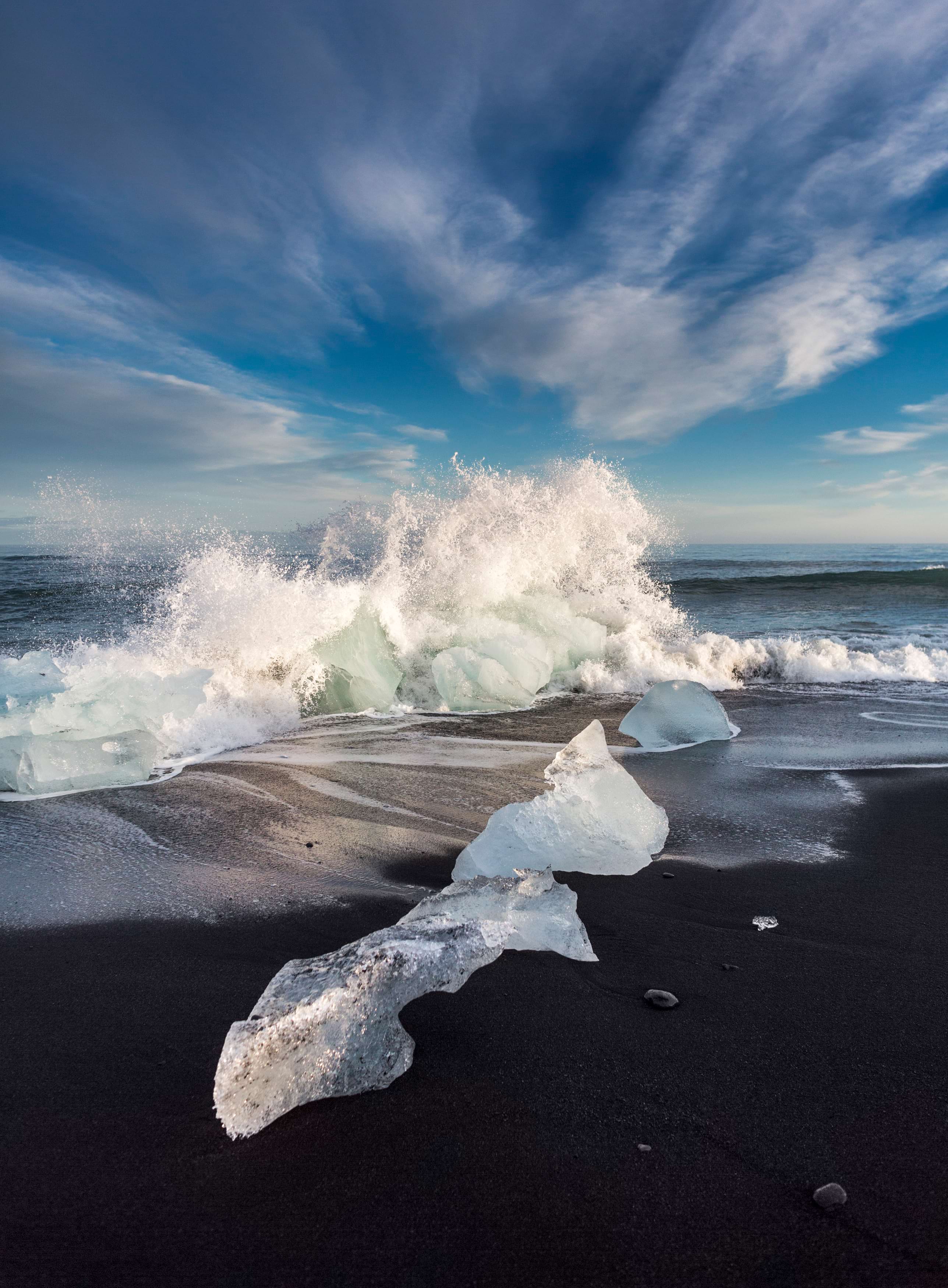 Diamond Beach in Iceland