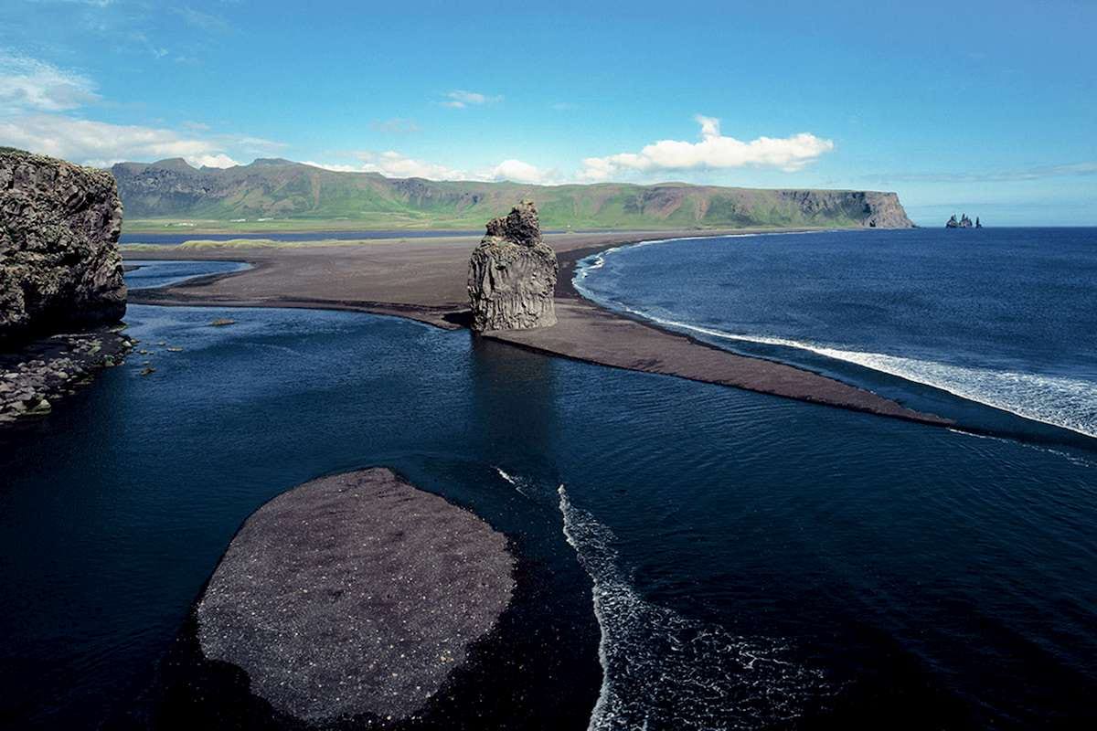 black-sand-beach