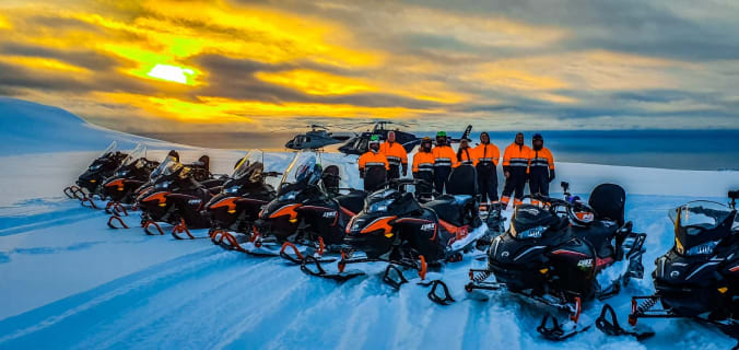 Cover image for the  Eyjafjallajökull Snowmobiling Tour experience
