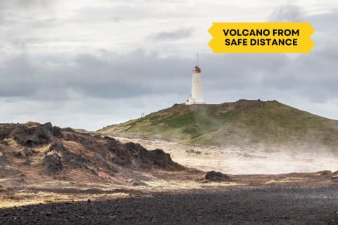 Cover image for the Private Luxury Jeep Tour - Reykjanes Peninsula, Continental Rift & Bridge Between Continents + eruption(!) experience