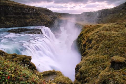 Cover image for the Golden Circle and Waterfalls, with Friðheimar Farm and Kerið in small group experience