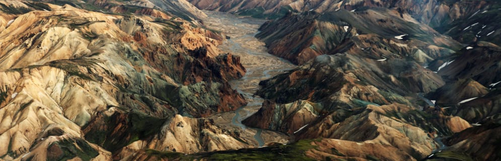 Cover image for the Landmannalaugar Above Helicopter Tour with landing from Skaftafell experience