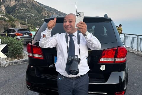 Cover image for the Airport and Train Station Private Transfer from Praiano to Naples experience