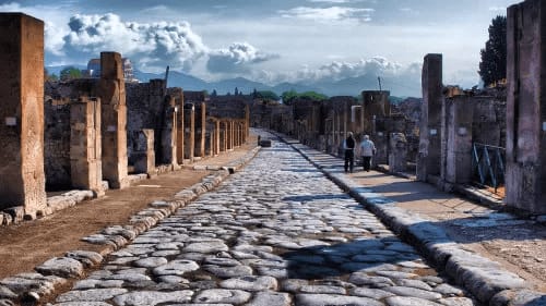 Cover image for the From Pompeii: Walking Tour with Guide in the Excavations - Group Tour experience