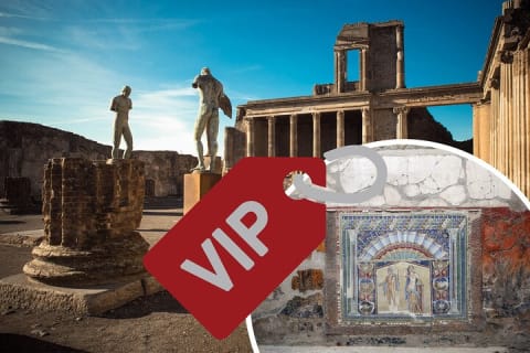 Cover image for the DISCOVERING POMPEII AND HERCULANEUM - VIP tour/Small group experience