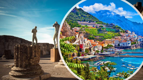 Cover image for the POMPEII & AMALFI COAST tour from Naples - Group Tour experience