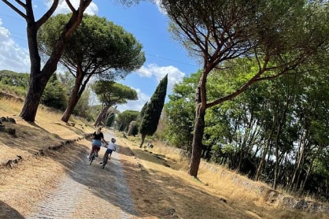Cover image for the Appia Antica and Catacombs by ebike: guided tour with Private Transfer from Circus Maximus experience