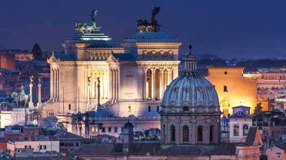 Cover image for the Best of Rome by Night Private Sightseeing Chauffeured Tour | pick up/Drop off experience