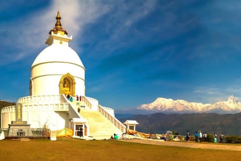Cover image for the Half day Pokhara (Davis falls, Gupteshwor, Tibetan Refugee camp, Peace Pagoda) experience