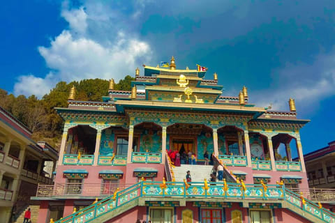 Cover image for the Dhagpo Sheydrub Ling (Nala) Monastery and Bhaktapur Durbar square sightseeing: experience