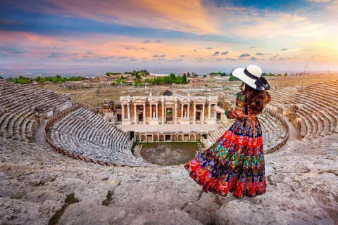 Cover image for the Ephesus & Pamukkale at the Same Day From Kusadasi & Selcuk Hotels experience