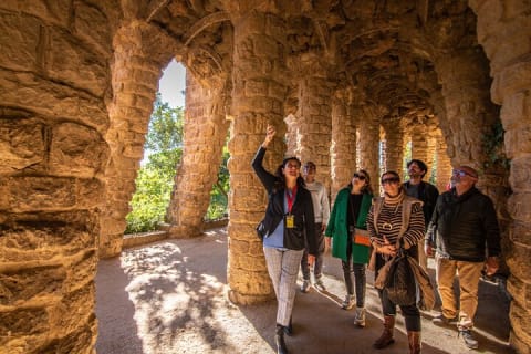 Cover image for the Small Group Park Güell Guided Tour with Skip the Line Ticket experience