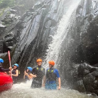 Cover image for the White Water Rafting Telaga Waja River with Lunch experience