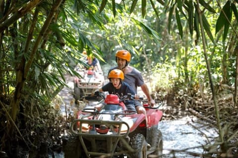 Cover image for the Private Ubud ATV Ride with a Blue Lagoon Snorkeling Tour in Bali experience