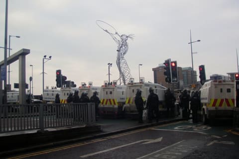 Cover image for the Belfast Political Murals Street Art and Peace Wall Small Group Walking Tour experience