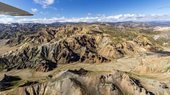 Cover image for the The Grand Highlands - Landmannalaugar Airplane Tour from Reykjavík experience