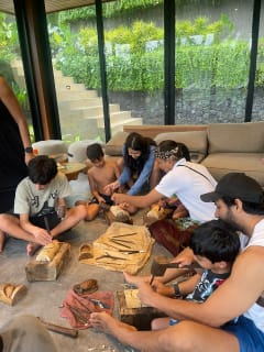 Cover image for the Ubud: Balinese Wood Carving Class experience