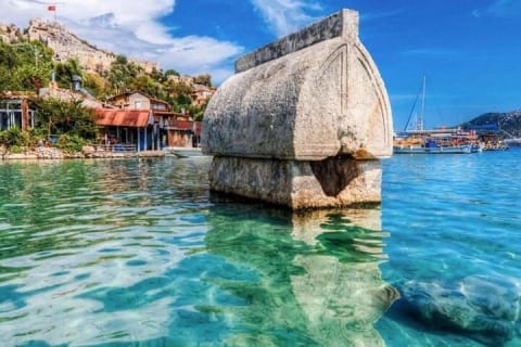 Cover image for the Sunken City Kekova Demre and Myra Day Tour from Side experience