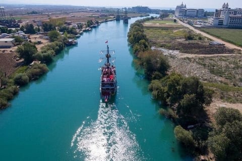 Cover image for the Manavgat River Boat Tour – Waterfalls & Bazaar from Alanya experience