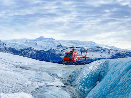 Cover image for the Glacier Lagoon Panorama - Full-Day Helicopter Tour from Reykjavík experience