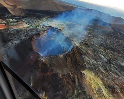 Cover image for the Volcano Craters & Hot Springs Landing - Helicopter tour from Reykjavik experience